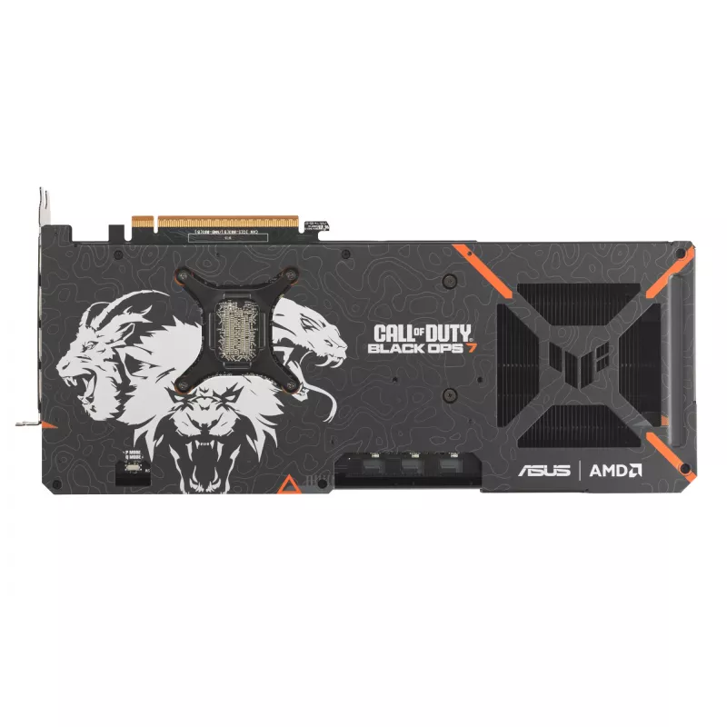 Graafikakaart ASUS TUF Gaming TUF-RX9070XT-O16G-COD-BO7 AMD Radeon RX 9070 XT 16GB GDDR6, 256-bit, PCIe 5.0, 3 ventilaatorit
