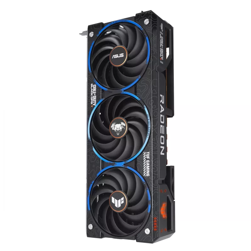Graafikakaart ASUS TUF Gaming TUF-RX9070XT-O16G-COD-BO7 AMD Radeon RX 9070 XT 16GB GDDR6, 256-bit, PCIe 5.0, 3 ventilaatorit