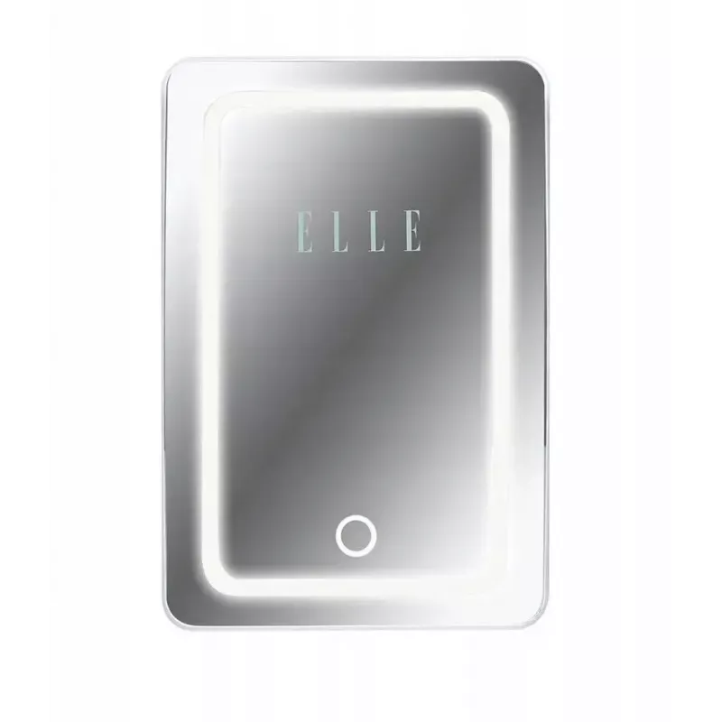 Minikülmik LED-meigipeegliga Elle ESDAF01WHEU 6 L valge