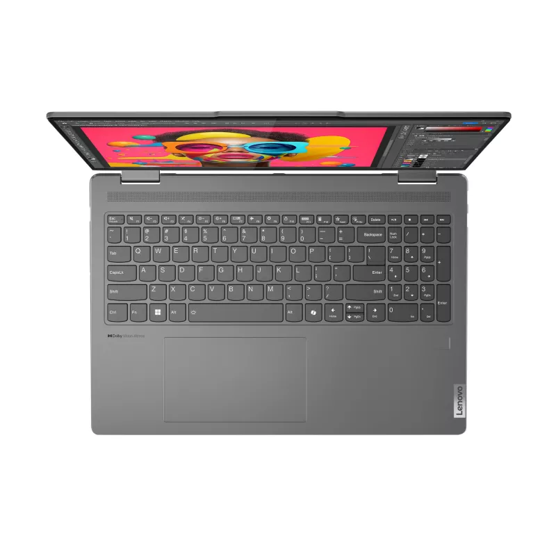 Lenovo Yoga 7 2-in-1 16IML9 Intel Core Ultra 7 155U hübriid (2-in-1) 40,6 cm (16 tolli) puutetundliku ekraaniga WUXGA 16 GB LPDDR5x-SDRAM 1 TB SSD Wi-Fi 6E (802.11ax) Windows 11 Home USA inglise keel Hall