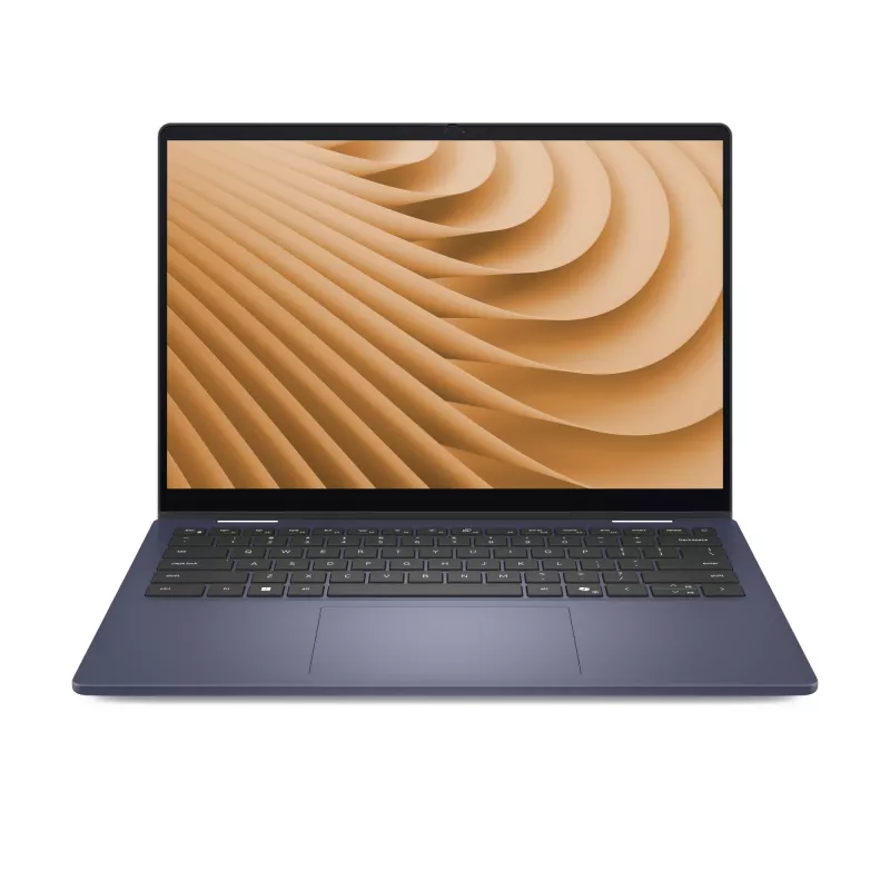 DELL 2-in-1 DB04255 AMD Ryzen™ AI 5 340 hübriid (2-in-1) 35,6 cm (14 tolli) puutetundlik Full HD+ 16 GB LPDDR5x-SDRAM 512 GB SSD Wi-Fi 7 (802.11be) Windows 11 Home sinine