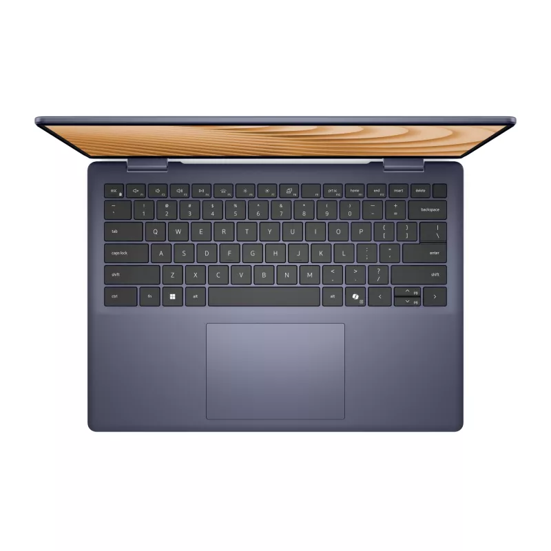 DELL 2-in-1 DB04255 AMD Ryzen™ AI 5 340 hübriid (2-in-1) 35,6 cm (14 tolli) puutetundlik Full HD+ 16 GB LPDDR5x-SDRAM 512 GB SSD Wi-Fi 7 (802.11be) Windows 11 Home sinine
