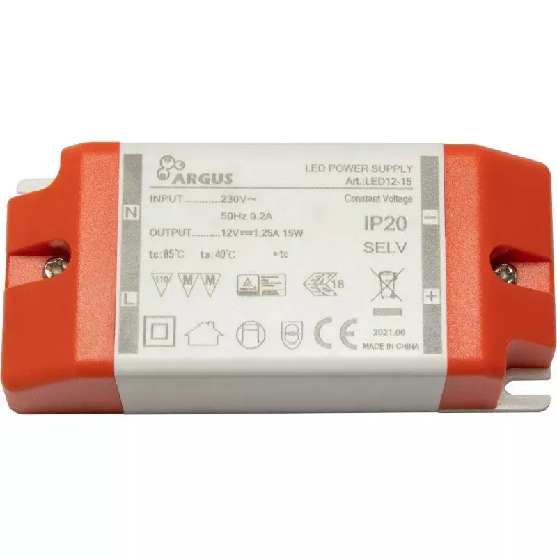 LED-draiver Inter-Tech LED12-15 15W IP20 100000h