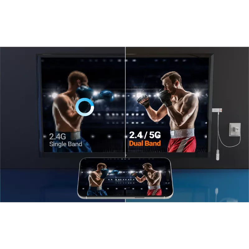 Juhtmevaba kuvaadapter j5create ScreenCast 4K Max 2160p Valge