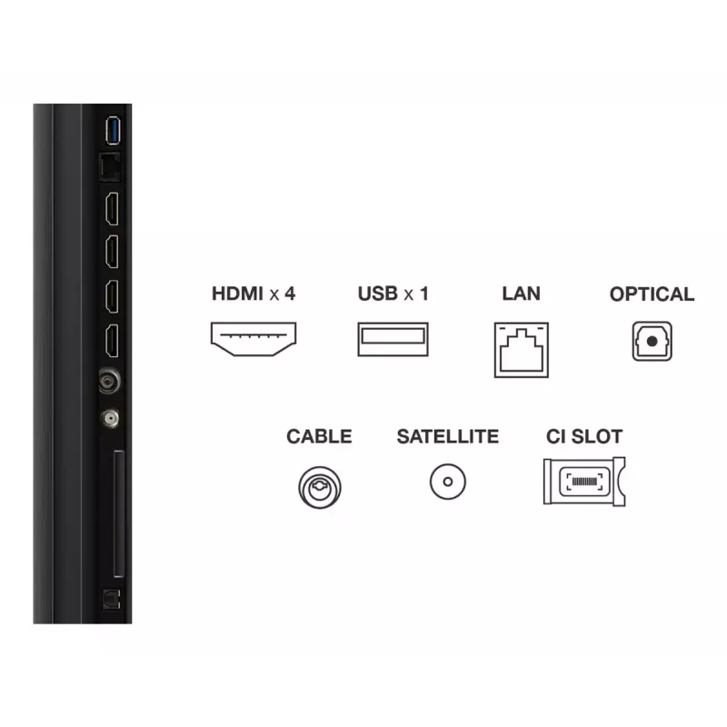 TCL C6K 65C6K TV 165,1 cm (65 tolli) 4K Ultra HD nutiteler Wi-Fi Metallic