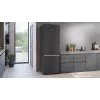Siemens iQ500 KG49N4XAF külmik-sügavkülmik eraldiseisev 440 L Must
