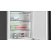Siemens iQ500 KG49N4XAF külmik-sügavkülmik eraldiseisev 440 L Must