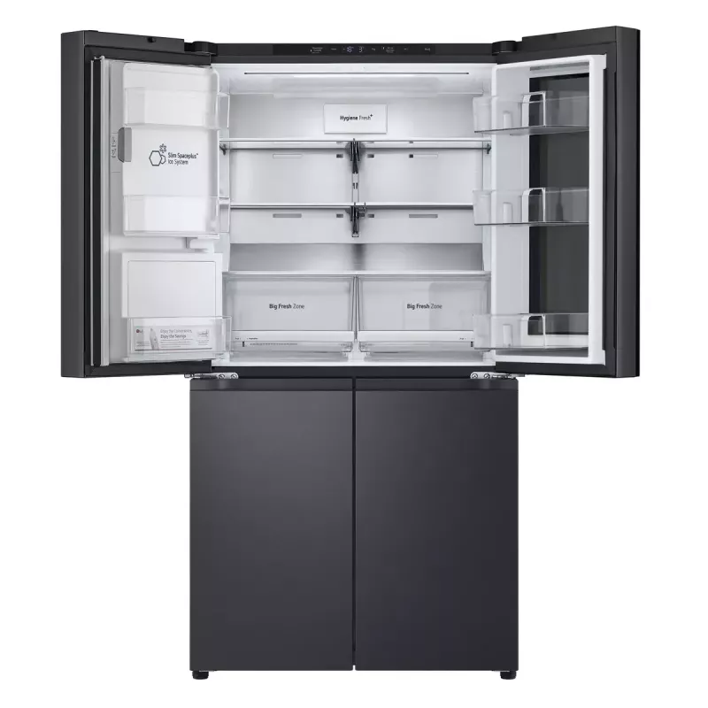LG InstaView GMG960EVJE külmik-sügavkülmik vabaltseisev 638 L must