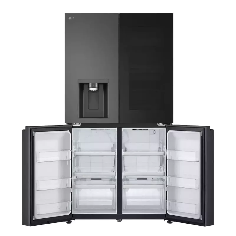 LG InstaView GMG960EVJE külmik-sügavkülmik vabaltseisev 638 L must