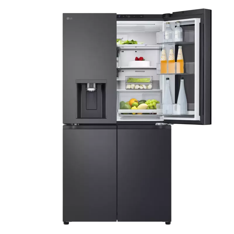 LG InstaView GMG960EVJE külmik-sügavkülmik vabaltseisev 638 L must