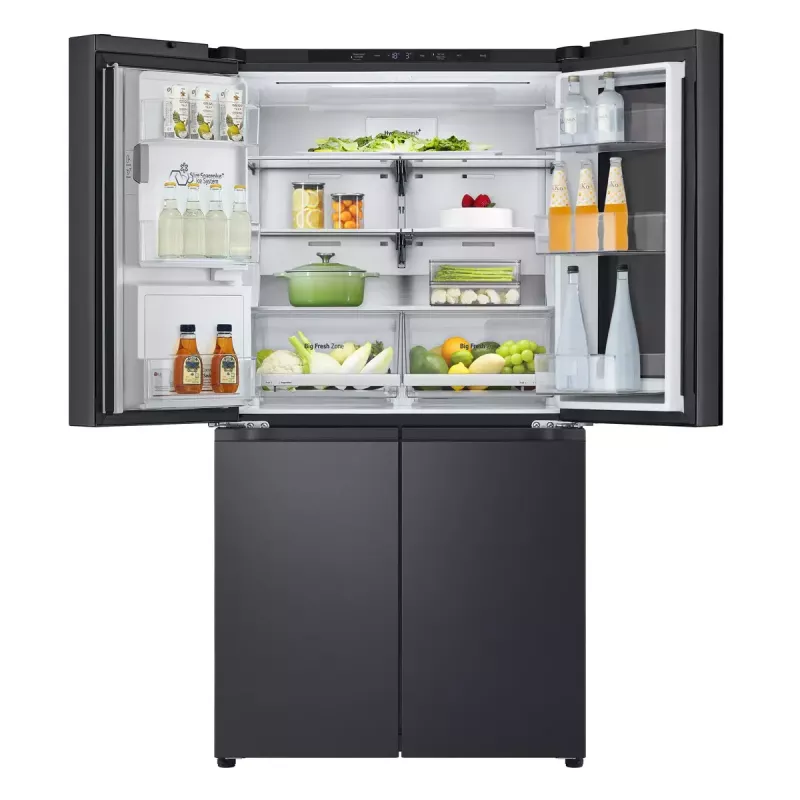 LG InstaView GMG960EVJE külmik-sügavkülmik vabaltseisev 638 L must