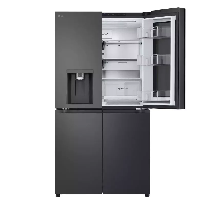 LG InstaView GMG960EVJE külmik-sügavkülmik vabaltseisev 638 L must