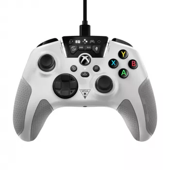 Turtle Beach Recon must, hall, valge USB-mängupult PC, Xbox, Xbox One, Xbox Series S, Xbox Series X