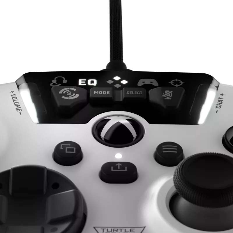 Turtle Beach Recon must, hall, valge USB-mängupult PC, Xbox, Xbox One, Xbox Series S, Xbox Series X