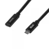 USB-C 40Gbps pikenduskaabel 1 m — club 3d, USB C USB C-le, Must