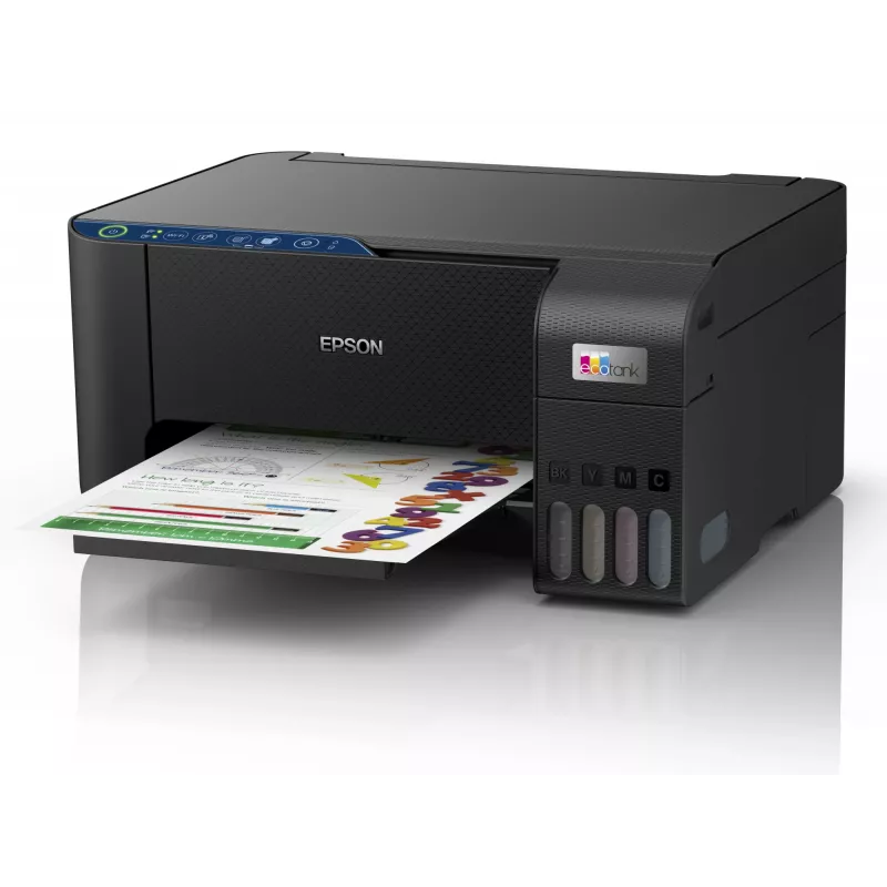 Epson EcoTank ET-2861 tindiprinteriga mitmefunktsiooniline printer — A4, 5760×1440 DPI, 33 ppm, Wi‑Fi, must
