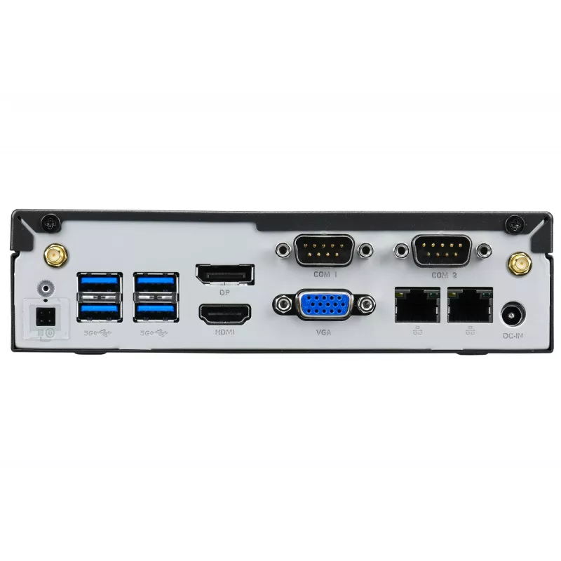 Shuttle XPC õhuke Barebone DL40N, Intel N150, 1x DDR5, 2x LAN (2x 2.5Gbit), 2xCOM,1xHDMI,1xDP, 1x VGA, ventilaatorita, 24/7 püsiv töö