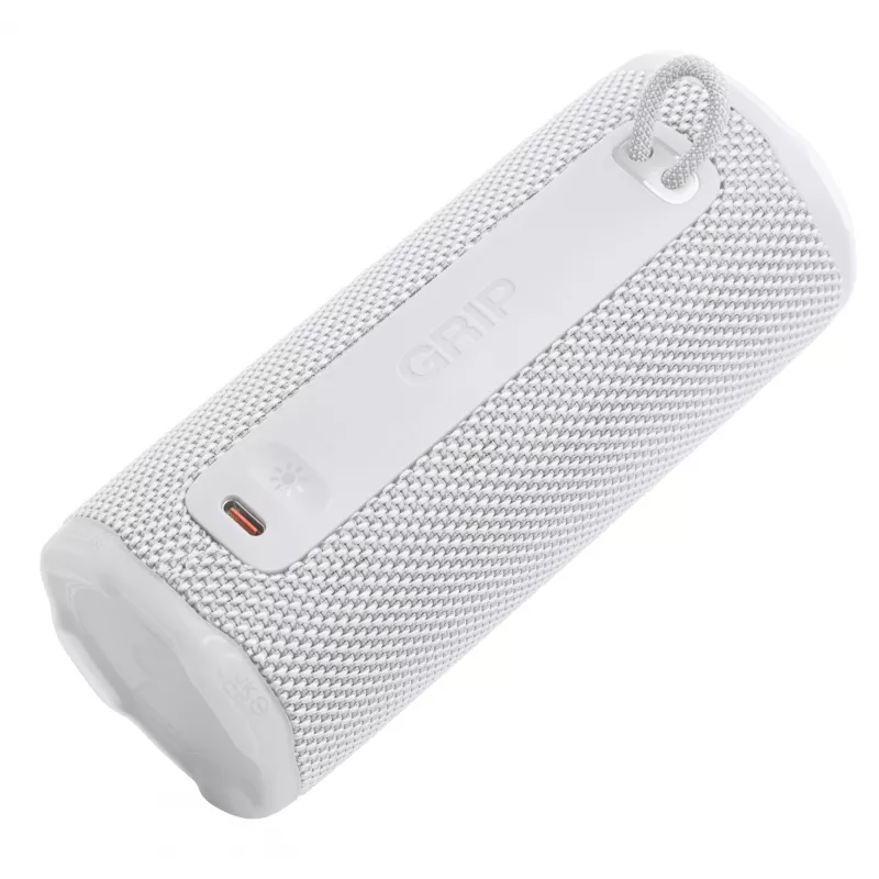 Mono kaasaskantav kõlar JBL Grip Mono Valge — 16 W RMS, Bluetooth, USB-C, sisseehitatud aku
