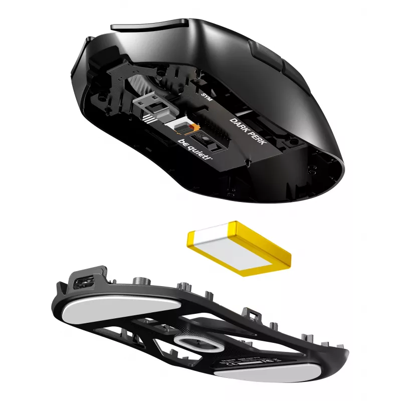 be quiet Dark Perk | Sym mängurihiir paremakäeline RF Wireless + USB USB-C optiline 32000 DPI