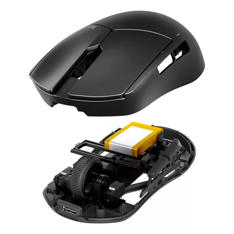 be quiet Dark Perk | Sym mängurihiir paremakäeline RF Wireless + USB USB-C optiline 32000 DPI