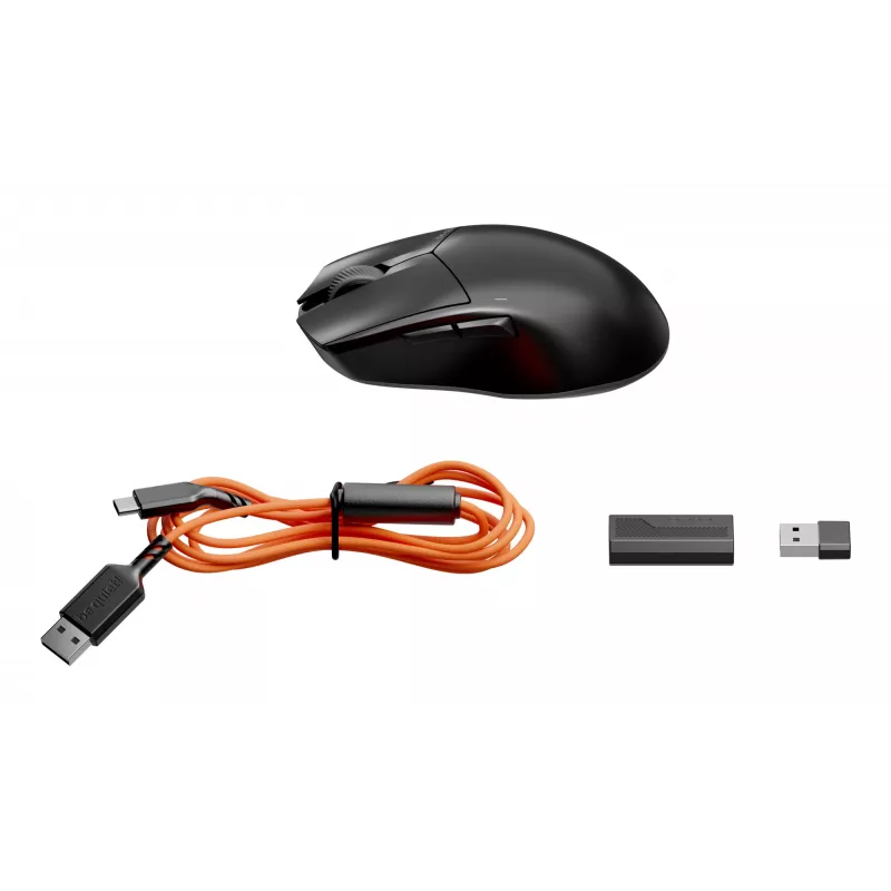 be quiet Dark Perk | Ergo hiir Mängimine Paremakäeline RF-juhtmevaba + USB USB-C Optiline 32000 DPI