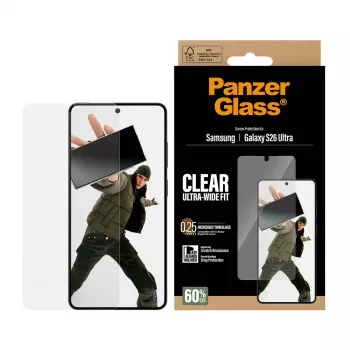 PanzerGlass ® ekraanikaitse Samsung Galaxy S26 Ultra | Ultra-Wide Fit koos EasyAligneriga