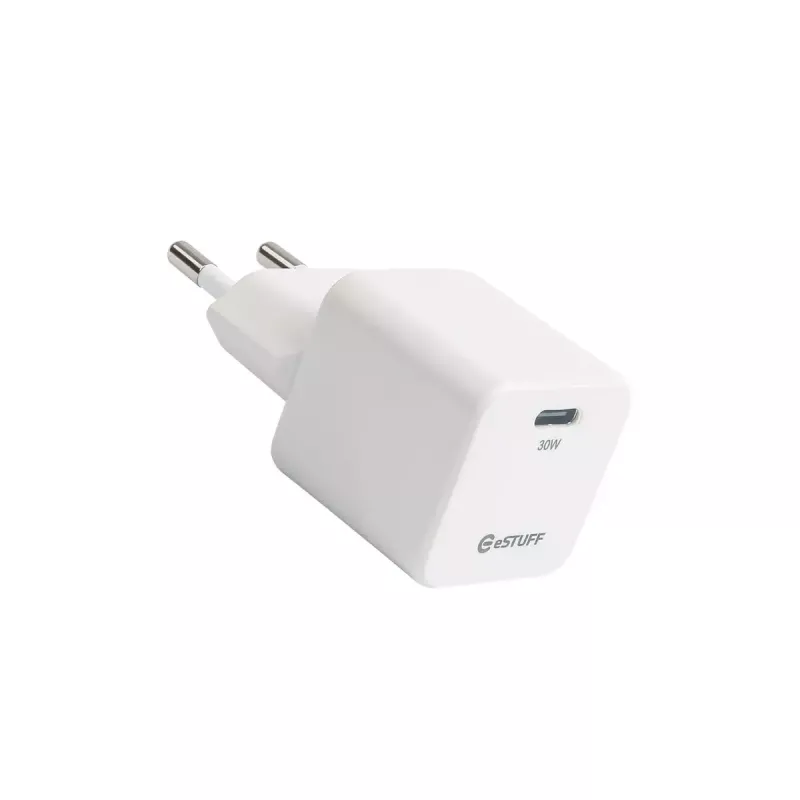 eSTUFF ES637027-BULK mobiilseadme laadija Nutitelefon Valge Vahelduvvool Kiirlaadimine Siseruumides
