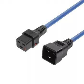 Toitekaabel MicroConnect MC-C19C20LOCK-1,5M-B — C19-lt C20-le lukustuv, 1,5 m