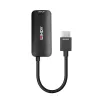 Lindy HDMI 8K60 DisplayPort 1.4 muundur, 0,157 m, HDMI Type A (standard), DisplayPort, isane, emane, sirge