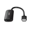 Lindy HDMI 8K60 DisplayPort 1.4 muundur, 0,157 m, HDMI Type A (standard), DisplayPort, isane, emane, sirge