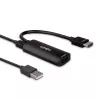 Lindy HDMI 8K60 DisplayPort 1.4 muundur, 0,157 m, HDMI Type A (standard), DisplayPort, isane, emane, sirge