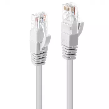 Lindy 7,5 m Cat.6 U/UTP võrgukaabel, valge, 7,5 m, Cat6, U/UTP (UTP), RJ-45, RJ-45, valge