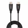 Lindy 60m fiiberoptiline hübriid-HDMI 8K60 kaabel, 60 m, HDMI Type A (Standard), HDMI Type A (Standard), 48 Gbit/s, Must