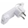 Microconnect PESCHPLUG-W toitepistiku adapter, tüüp F, valge