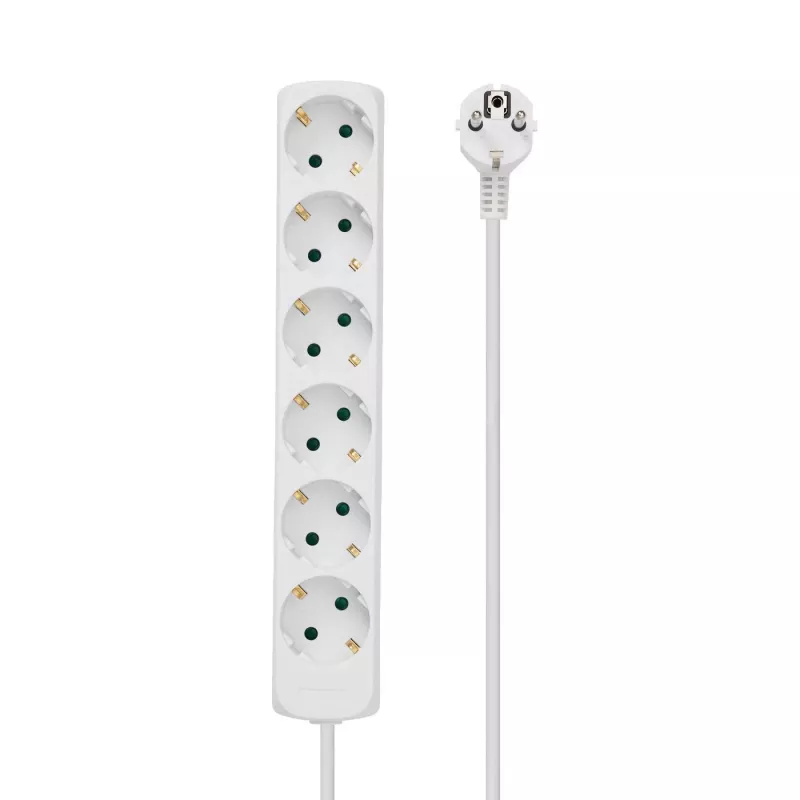Microconnect GRU0063WA toitepikendus 3 m 6 vahelduvvoolu pistikupesa(t) Valge