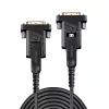 Lindy 40m kiudoptiline hübriid-Micro-HDMI 18G kaabel eemaldatavate HDMI ja DVI pistikutega