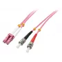 Lindy 46354 InfiniBand/fiiberoptiline kaabel 10 m LC ST Roosa