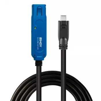 Lindy 5m USB 3.2 Gen 1 C/A Active Extension Pro, 5 m, USB C, USB A, USB 3.2 Gen 1 (3.1 Gen 1), Must