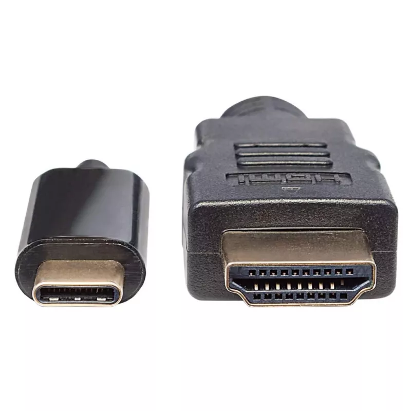Manhattan USB-C HDMI-kaabel, 4K@30Hz, 2m, must, isane isasele, kolmeaastane garantii