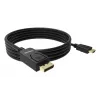 Video kaabli adapter VISION TC 2MDPHDMI8K/BL — 2 m DisplayPort HDMI-le, 6 mm, Must