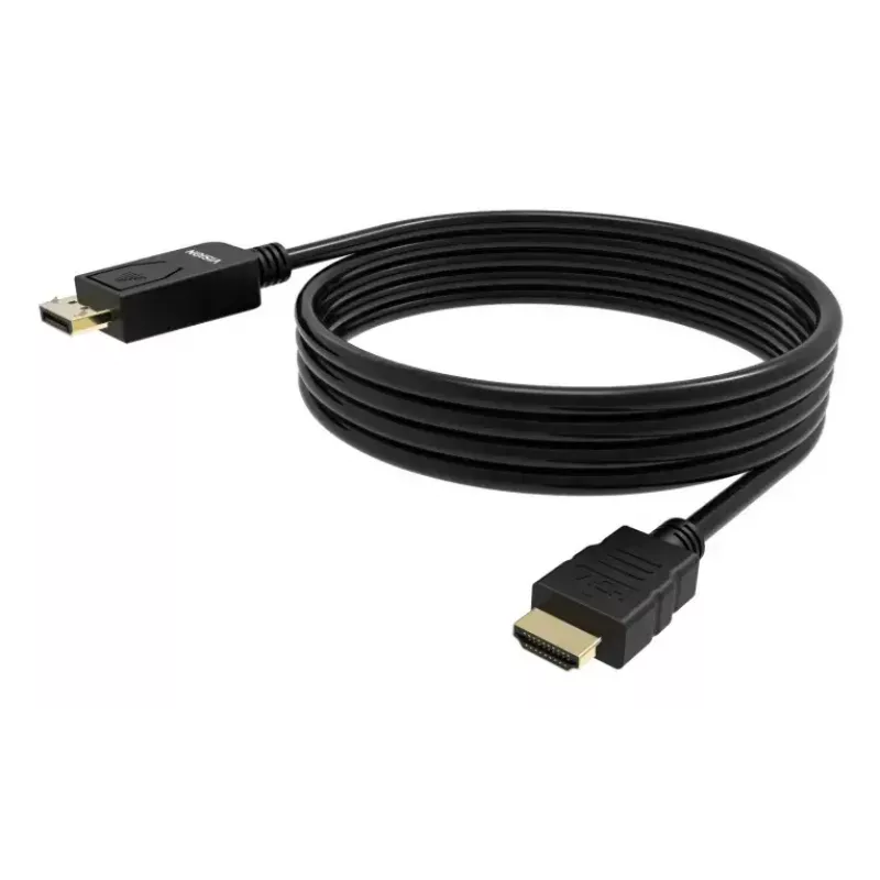 Video kaabli adapter VISION TC 2MDPHDMI8K/BL — 2 m DisplayPort HDMI-le, 6 mm, Must
