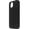 Mobiiltelefoni ümbris eSTUFF Apple iPhone 12 / 12 Pro jaoks, silikoon, sobib 15,5 cm (6,1 tolli) ekraanile, must