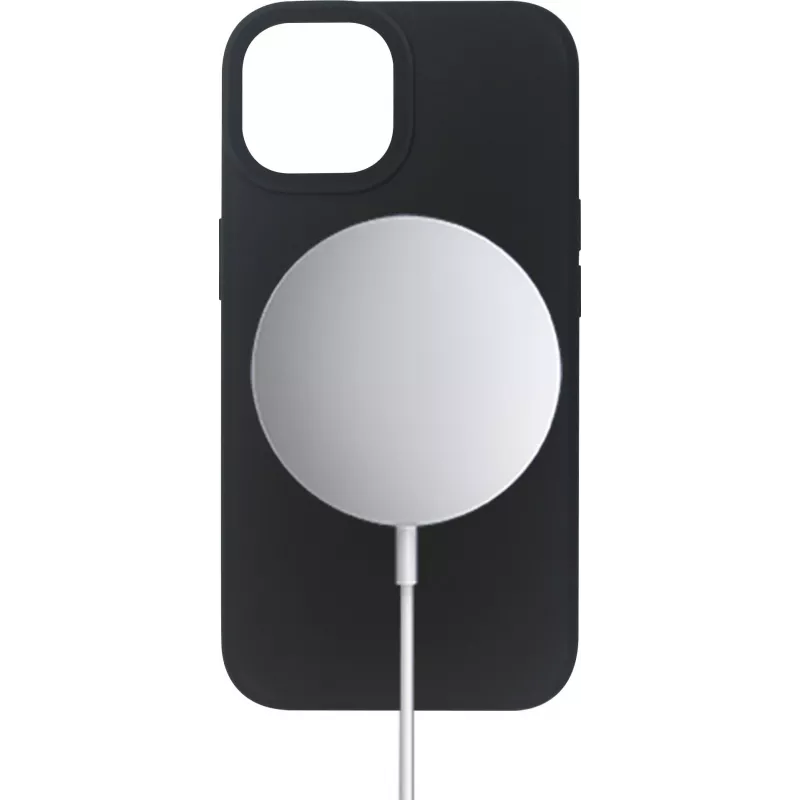 Mobiiltelefoni ümbris eSTUFF Apple iPhone 12 / 12 Pro jaoks, silikoon, sobib 15,5 cm (6,1 tolli) ekraanile, must