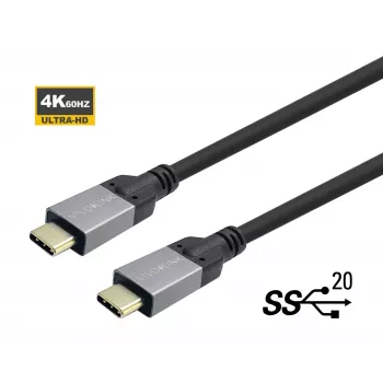 Vivolink PROUSBCMM8 USB-kaabel 8 m USB C Must