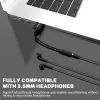 Equip 147945 helikaabel 0,15 m 3,5 mm USB tüüp-A must