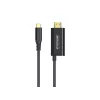 VivoLink USB-C–HDMI-kaabel 100 W toiteedastusega, mudel PROUSBCHDMIMM2-CHARGE