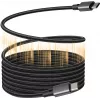 USB-C–USB-C kaabel VISION TC 1MUSBCMAG/BL — 1 m, USB 3.2 Gen 2 (3.1 Gen 2), must, niklitud kontaktid