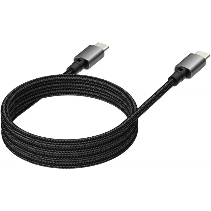 USB-C–USB-C kaabel VISION TC 1MUSBCMAG/BL — 1 m, USB 3.2 Gen 2 (3.1 Gen 2), must, niklitud kontaktid