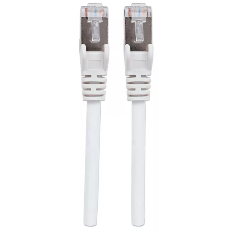 Intellinet Network patch-kaabel, Cat6, 15m, Valge, Copper, S/FTP, LSOH / LSZH, PVC, RJ45, Gold Plated Contacts, Snagless, Booted, Lifetime Warranty