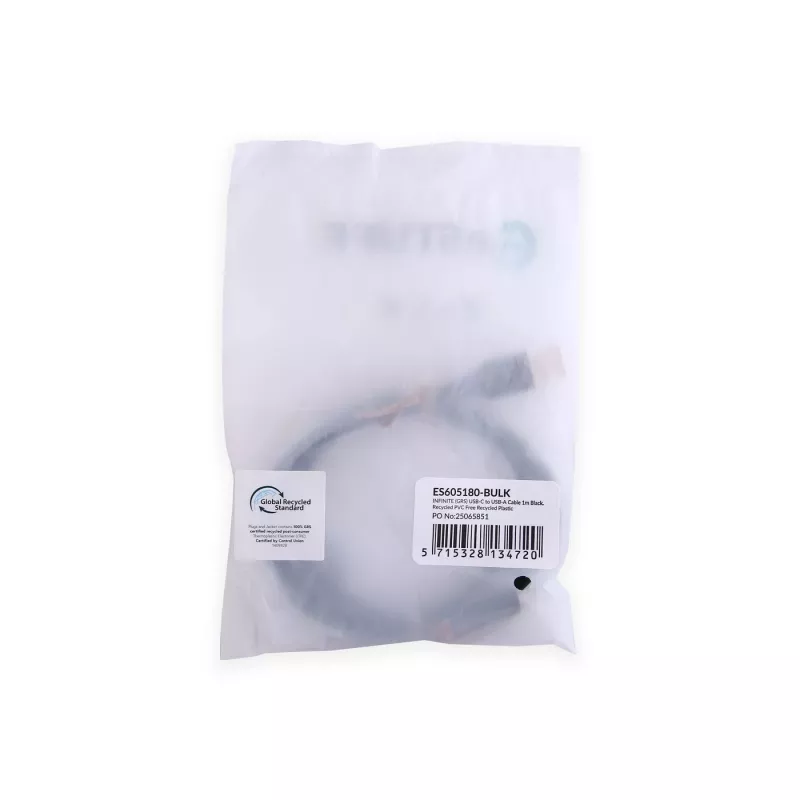 eSTUFF ES605180-BULK USB-kaabel USB 2.0 1 m USB C USB A Must